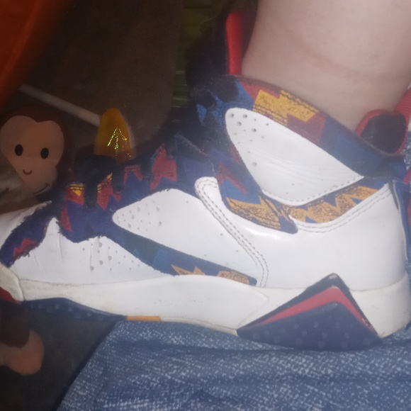 Jordan retro style 7s (UGLY SWEATER) sz 5 youth 6.5 womens - Picture 4 of 8